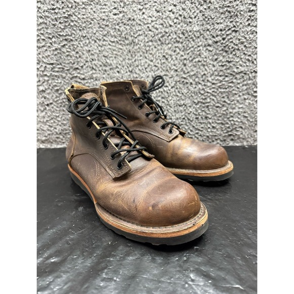 Origin USA The American Bison 6 Inch Christy Black Leather Boot Mens Size 9.5 EE